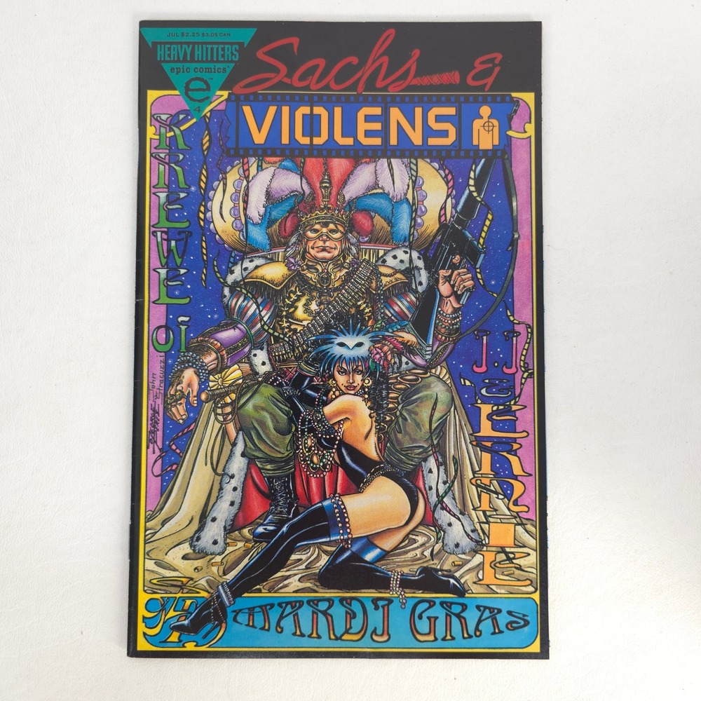 Sachs & Violens no 3 Peter David George Perez Epic Comics Heavy Hitters 1994